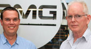 From left: Garin Denysschen, senior technical sales representative, Loctite; Ken Steel, general manager, BMG Seals Division.